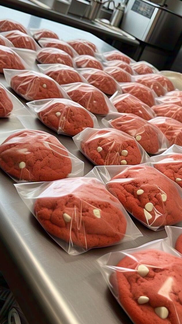 Red Velvet cookies & white chocolate