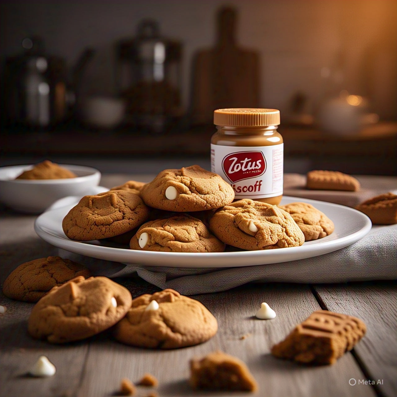 Biscoff cookies & white chocolate chip