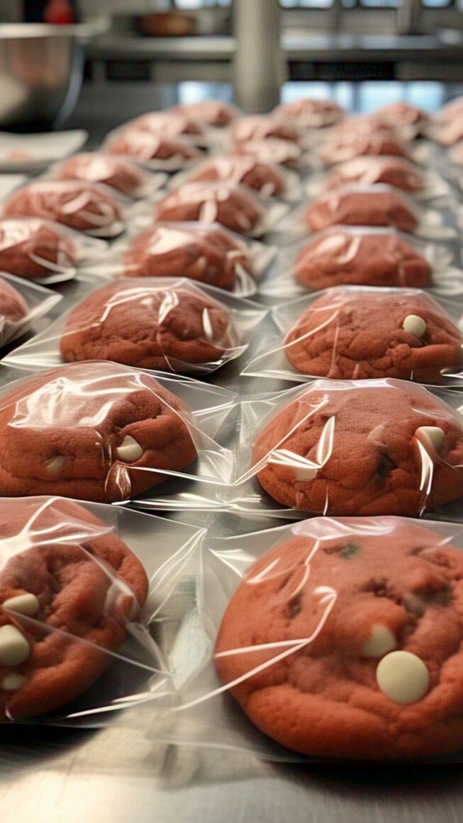 Red Velvet cookies & white chocolate